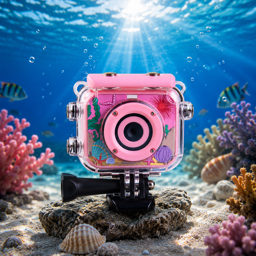 Fotocamera impermeabile per bambini - utilizzo subacqueo